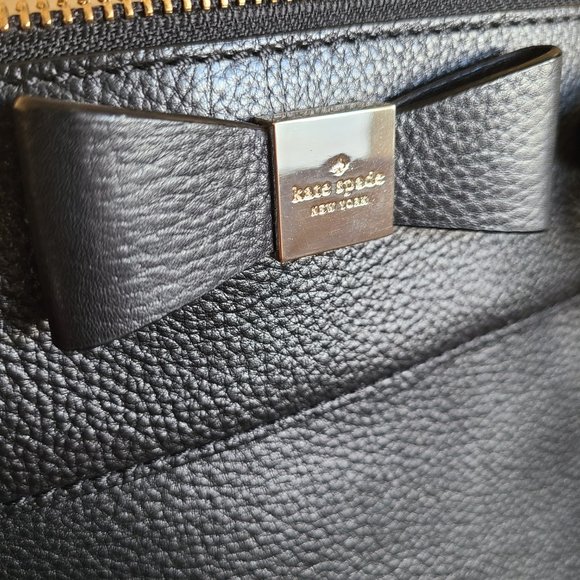 Kate Spade black leather handbag - Picture 3 of 6